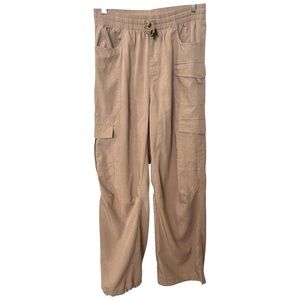 KP SUN from Amazon Khaki Women’s Cargo Pants Size Medium 28 inch inseam